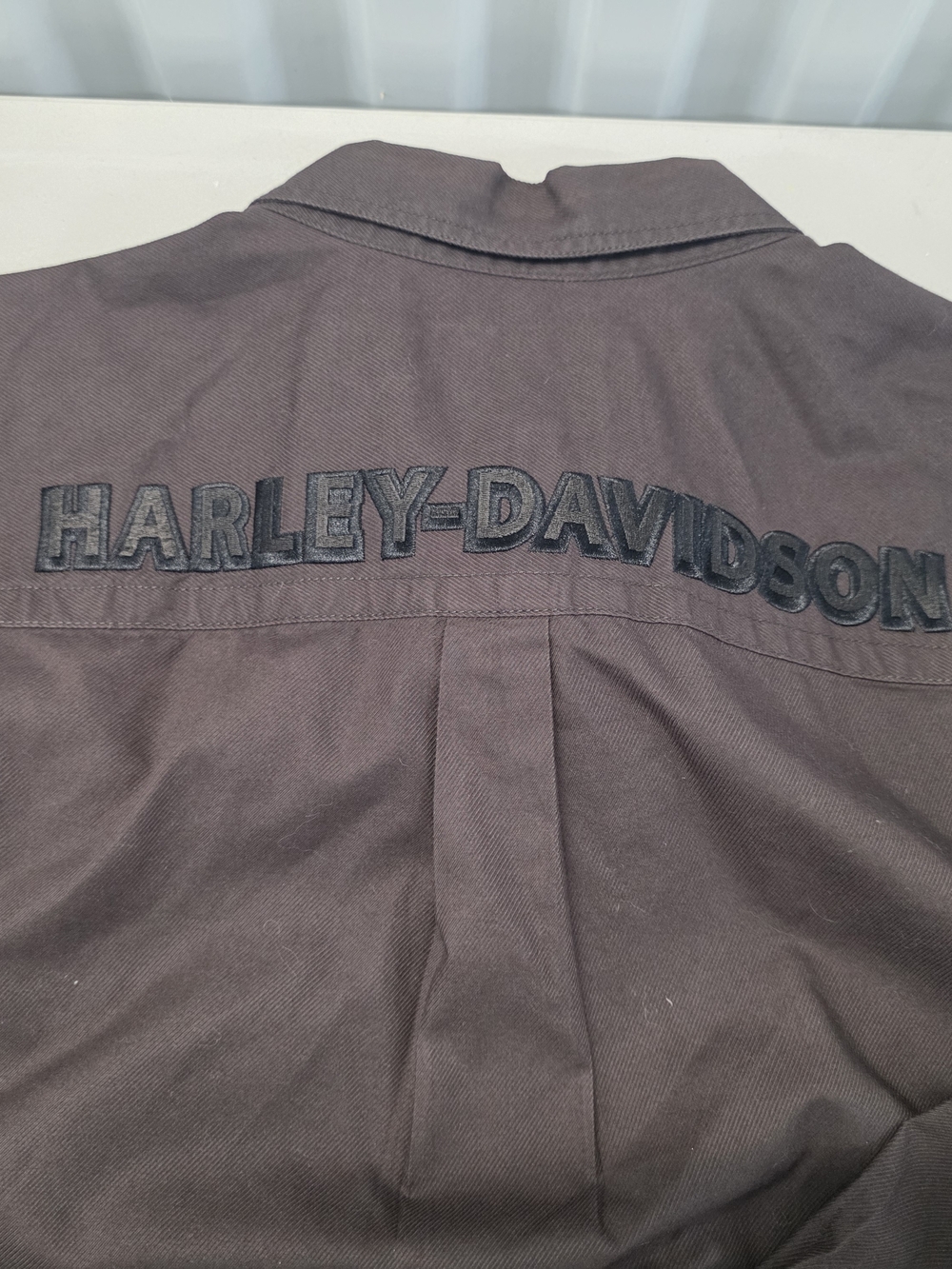Harley Davidson Denim Button Down Shirt Men's Size 4XL - Picture 6 of 7